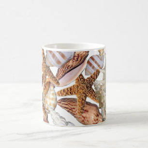 Sea shells coffee mug