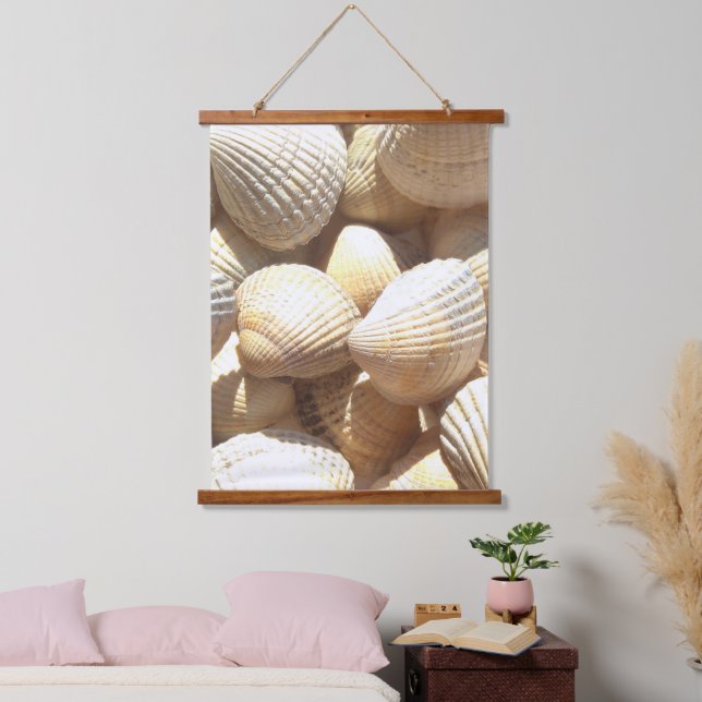 Sea Shells Collection Beach Life Photography Hanging Tapestry (Bedroom)