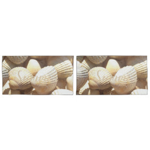 Sea Shells Collection Photography Add Name or Text Pillow Case