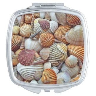 Sea Shells Compact Mirror