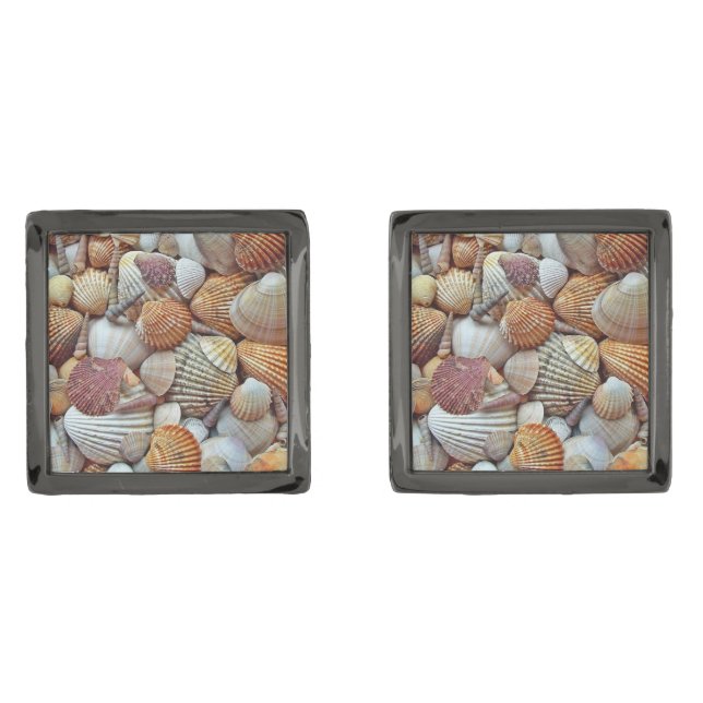 Sea Shells Cufflinks (Front)