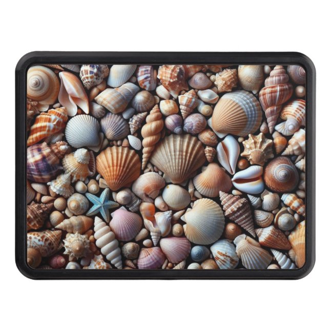 Sea Shells Hitch Cover (Front)