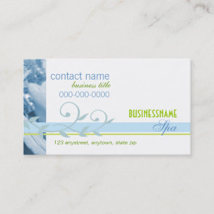 Sea Shells in Blue Business Card