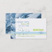 Sea Shells in Blue Business Card (Front/Back)