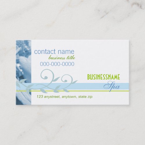 Sea Shells in Blue Business Card