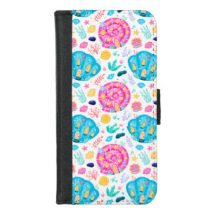 Sea Shells iPhone 8/7 Wallet Case