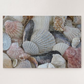 Sea Shells Jigsaw Puzzle by SimoneSheppardDesign at Zazzle