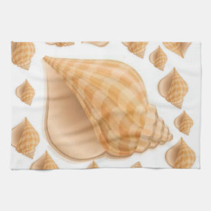sea shells kitchen hand towels