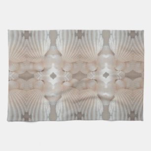 Sea Shells Love, Romantic Exotic Tropical Bridal Towel