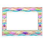 Sea Shells Magnetic Frame at Zazzle