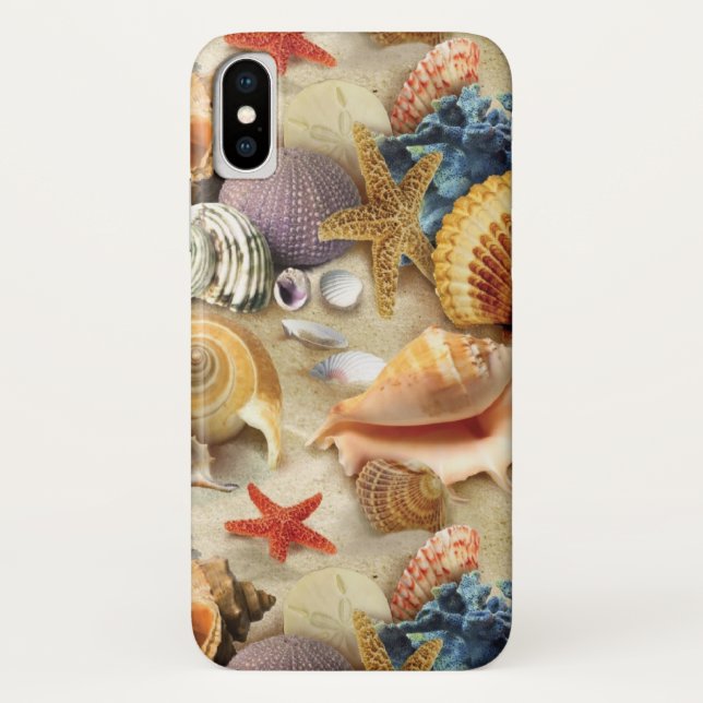 Sea shells on beach Case-Mate iPhone case (Back)