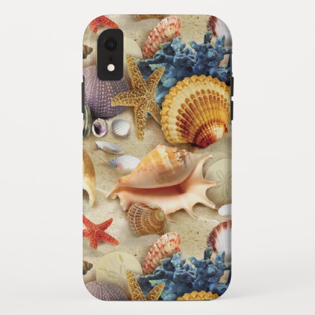 Sea shells on beach Case-Mate iPhone case (Back)
