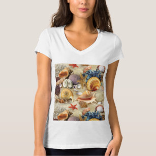 Sea shells on beach T-Shirt
