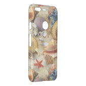 Sea shells on beach uncommon google pixel case (Back/Right)