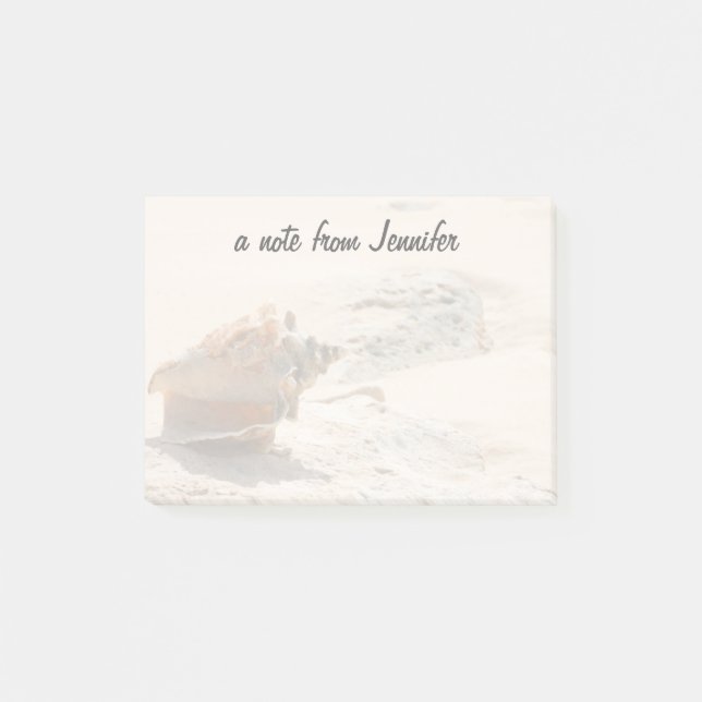 Sea Shells On The Beach Post-it Notes (Front)