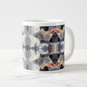 Sea Shells Pattern Large Coffee Mug