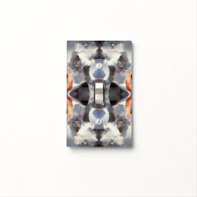 Sea Shells Pattern Light Switch Cover (In Situ)