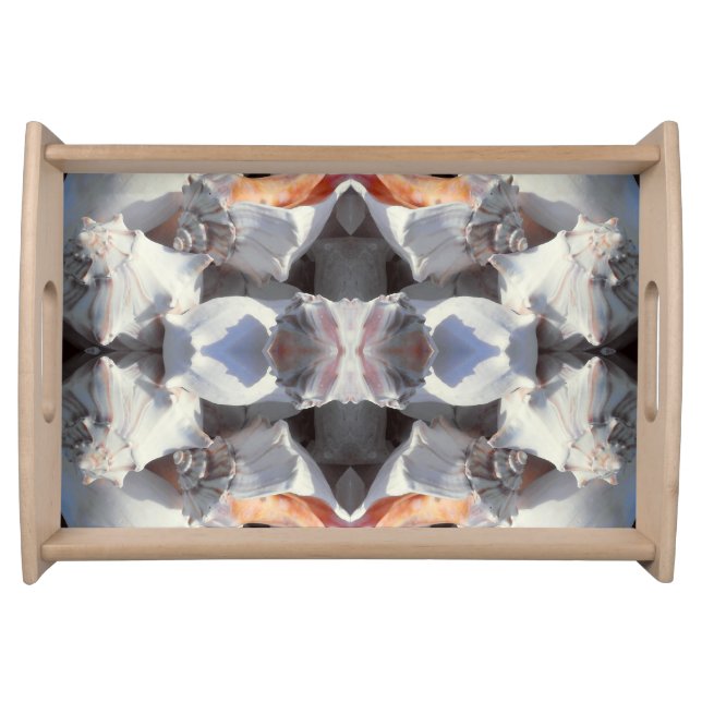Sea Shells Pattern Serving Tray (Front)
