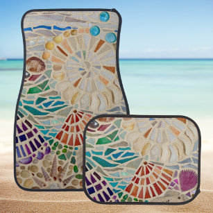 Designart 'White Waves Kissing Beach Sand' Seashore Throw Pillow