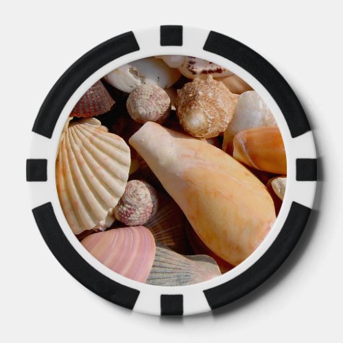 Sea Shells Poker Chips