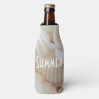 Sea Shells, Summer Beach Exotic Tropical Romantic Bottle Cooler