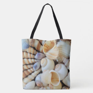 Sea Shells, Summer Beach Exotic Tropical Tote Bag