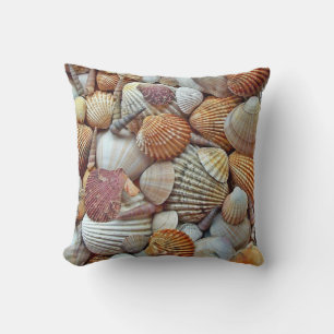 Sea Shells Throw Pillow