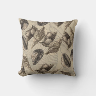 Sea Shells Throw Pillow