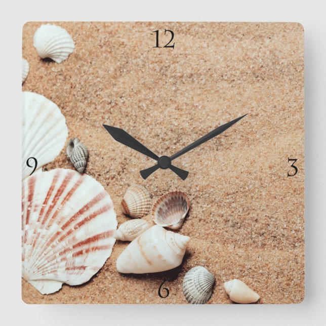 Sea Shells Wall Clock (Front)