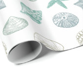 Sea Shells Wrapping Paper | Zazzle