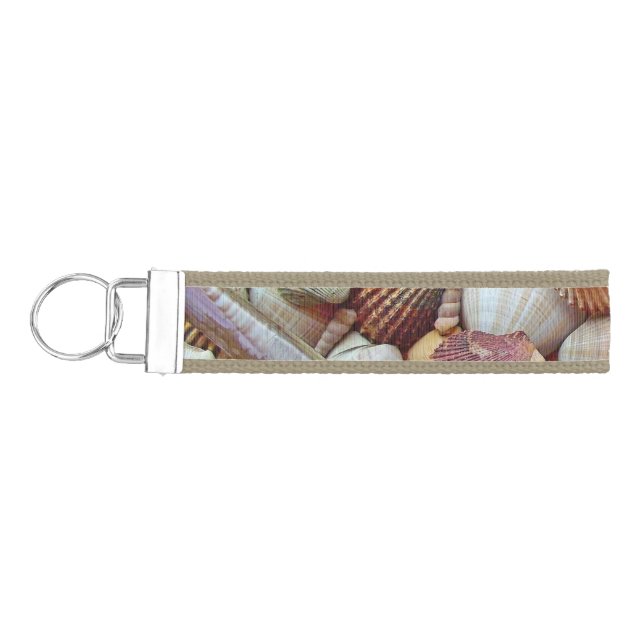 Sea Shells Wrist Keychain (Keys on Left)