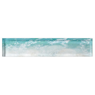 Sea shore desk name plate