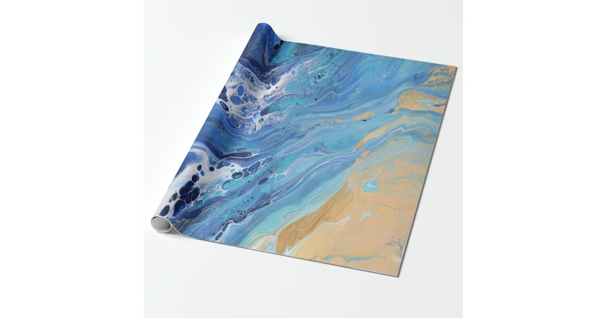 Sea Shore Wrapping Paper | Zazzle