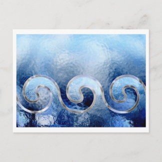 sea, sky and surf postcard