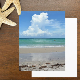 Sea Sky Sand Beach Seascape Scrapbook paper