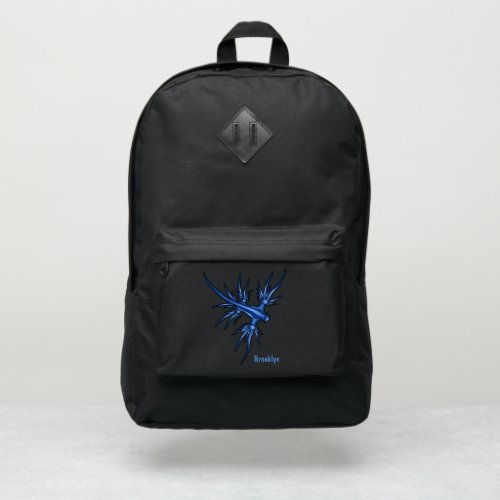 Sea slug blue dragon illustration port authority backpack