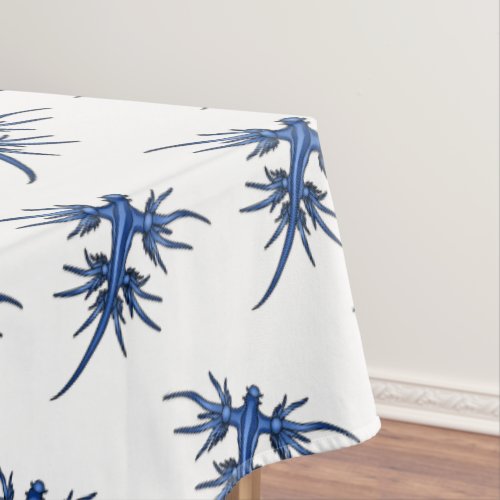 Sea slug blue dragon illustration tablecloth