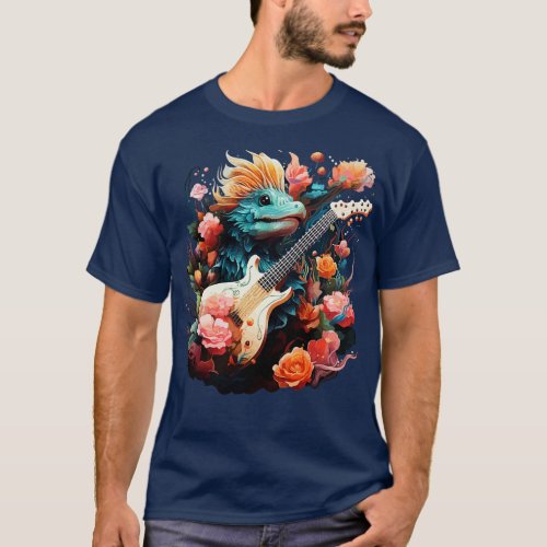 Sea Slug Playing Guitar T_Shirt