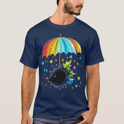 Sea Slug Rainy Day With Umbrella T_Shirt