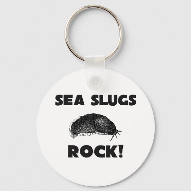 Sea Slugs Rock Keychain (Front)