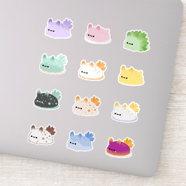 Sea Slugs Sticker (Detail)