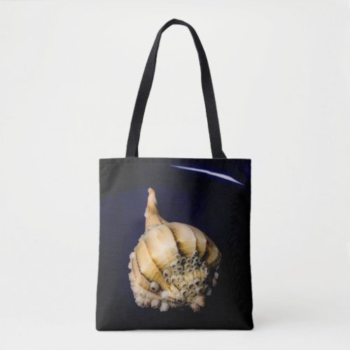 Sea Snail Shell with Barnacles Tote Bag