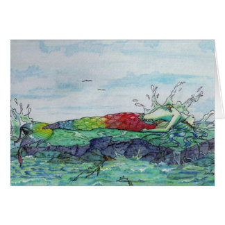 Sea Splash Mermaid Card