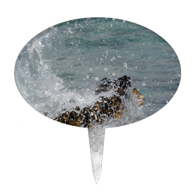 Sea Spray Cake Topper (Front)