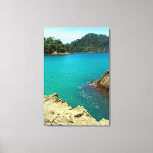 Sea Stack Bay Landscape Travel Photo Indonesia
