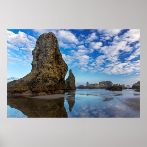 Sea Stacks on Bandon Beach in Bandon Oregon 1 Poster