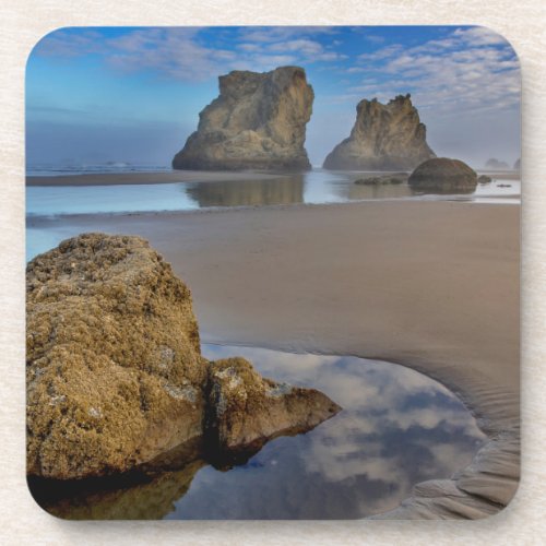 Sea Stacks on Bandon Beach in Bandon Oregon 2 Beverage Coaster