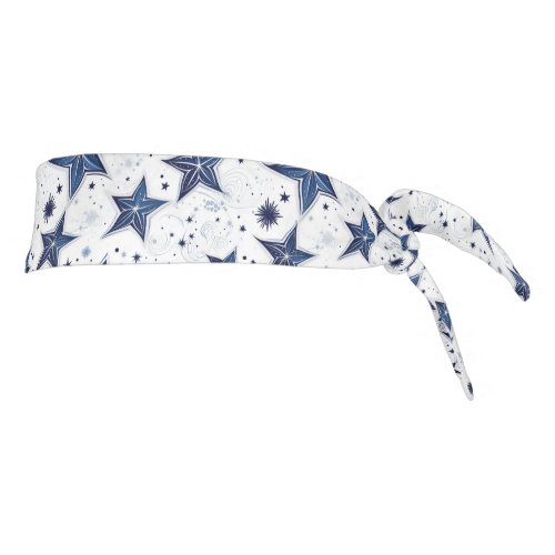 Sea Star Print Tie Back Headband