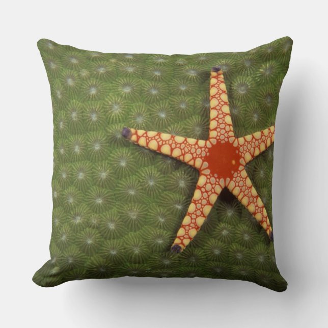 Sea Star Throw Pillow (Front)