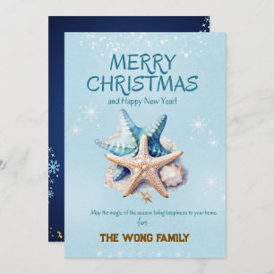 Sea Starfish Christmas Cards